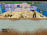 une photo d'Ã©cran de Die Hard Arcade sur Sega Saturn